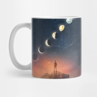 moon phases scene Mug